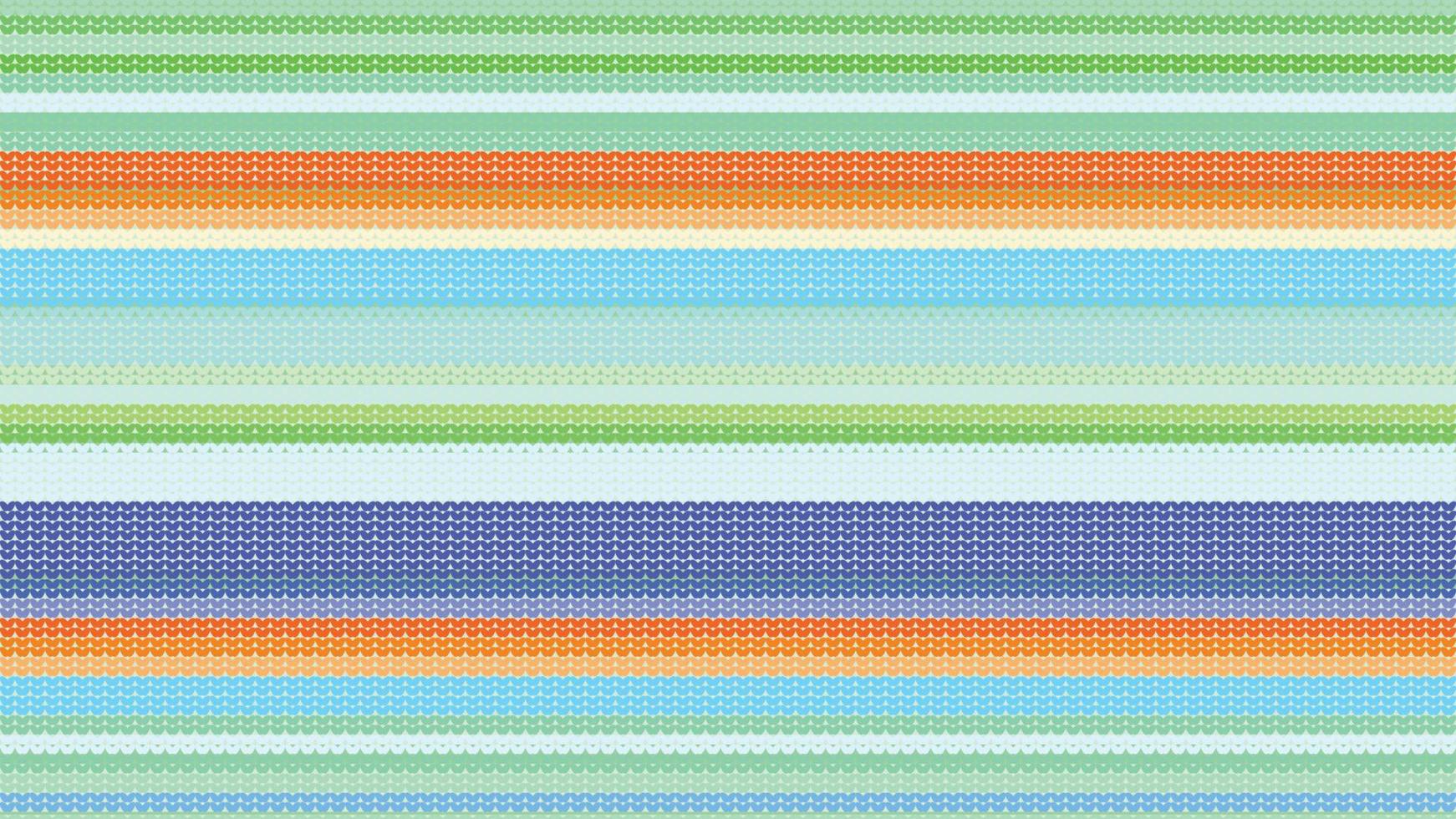 Bright colorful fabric pattern, small heart shape, horizontal pattern.,2d illustration. vector