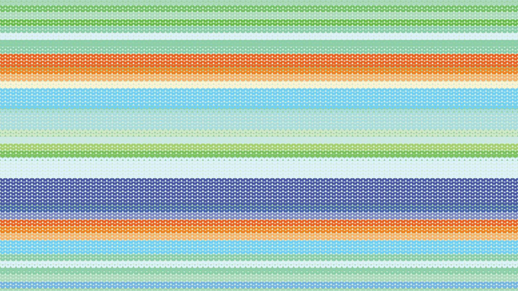 Bright colorful fabric pattern, small heart shape, horizontal pattern.,2d illustration. vector