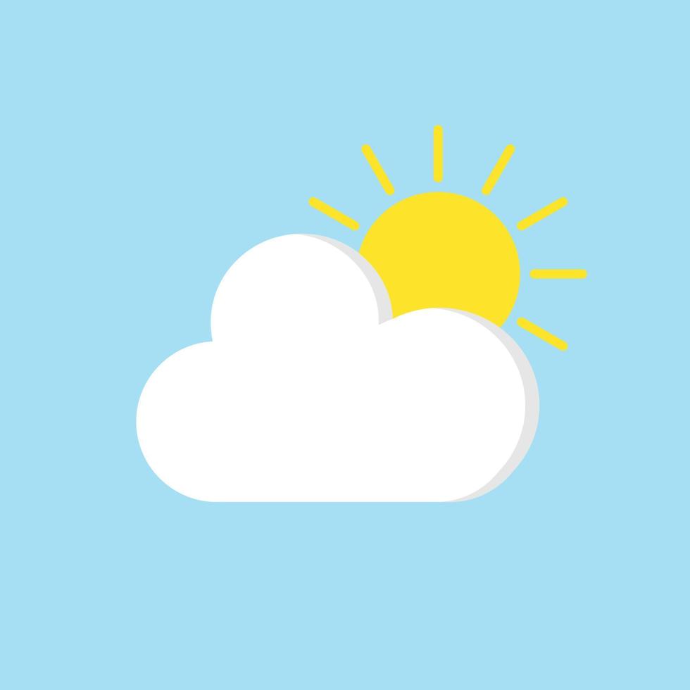 cloud flat design vector illustration