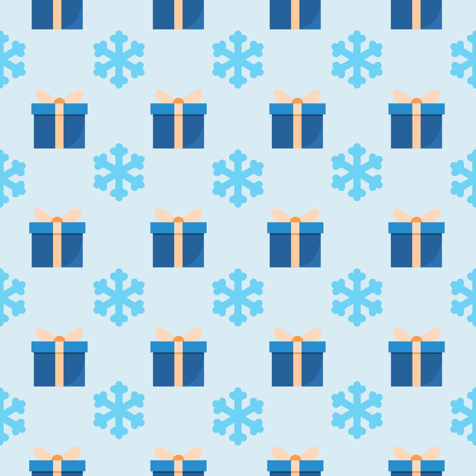 Seamless vector pattern with gifts. Seamless childish pattern for cards, wrapping papers, posters. Creative hand drawn pattern for holidays and parties