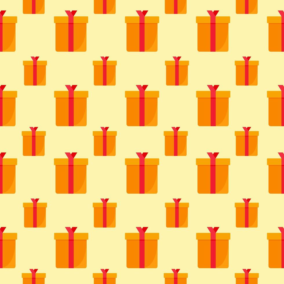 Seamless vector pattern with gifts. Seamless childish pattern for cards, wrapping papers, posters. Creative hand drawn pattern for holidays and parties