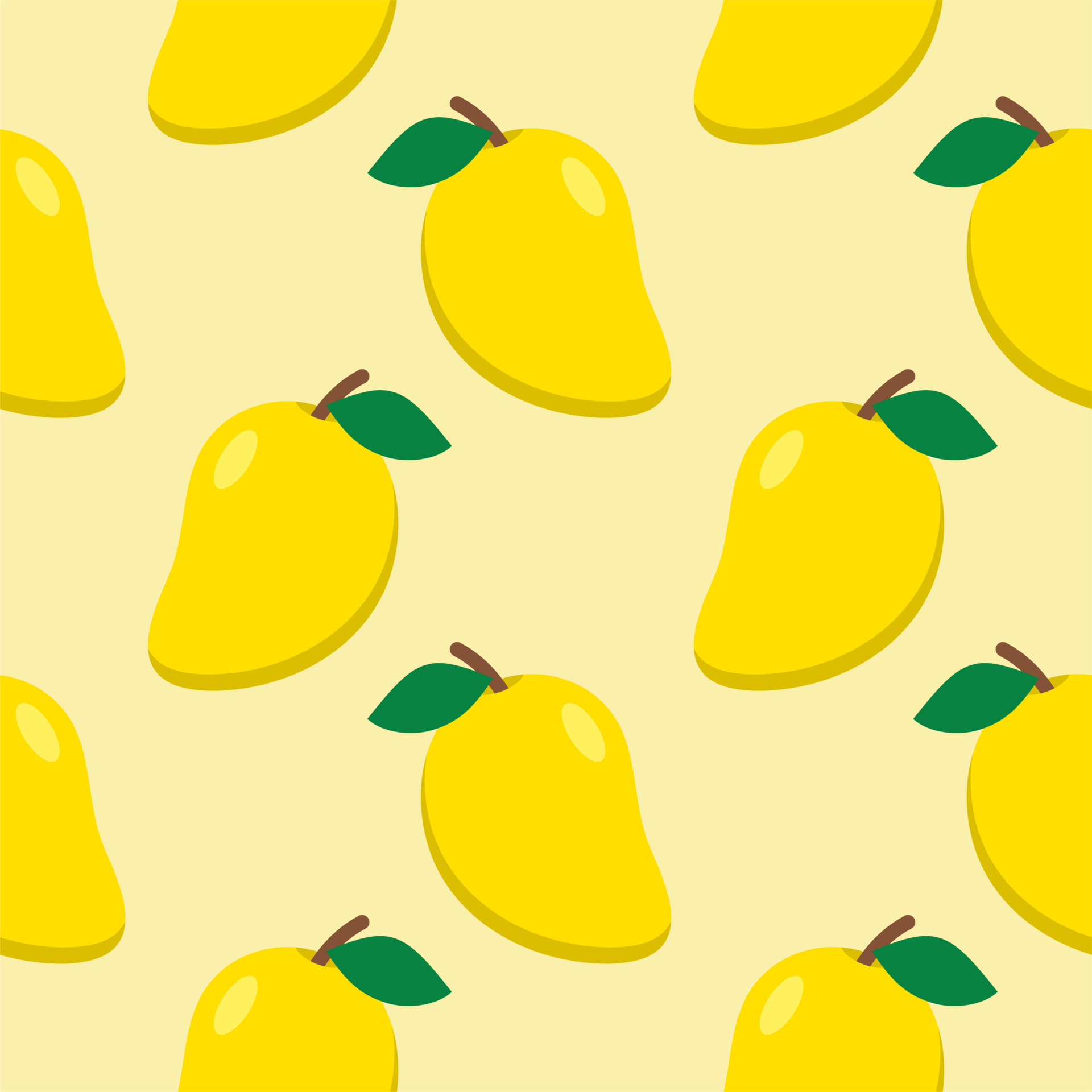 mango seamless pattern flat design vector illustration 6796858 Vector