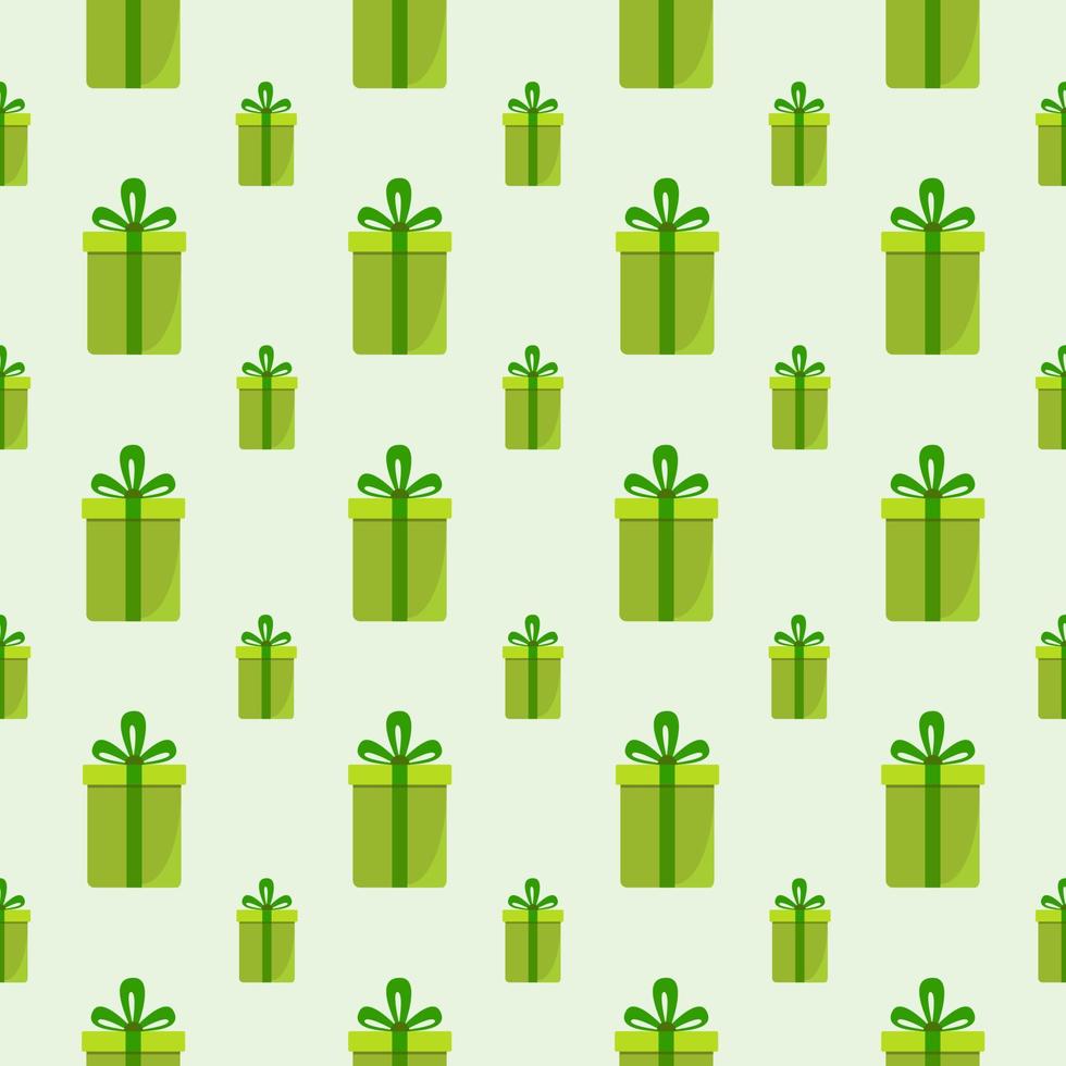 Seamless vector pattern with gifts. Seamless childish pattern for cards, wrapping papers, posters. Creative hand drawn pattern for holidays and parties