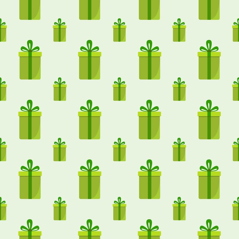 Seamless vector pattern with gifts. Seamless childish pattern for cards, wrapping papers, posters. Creative hand drawn pattern for holidays and parties