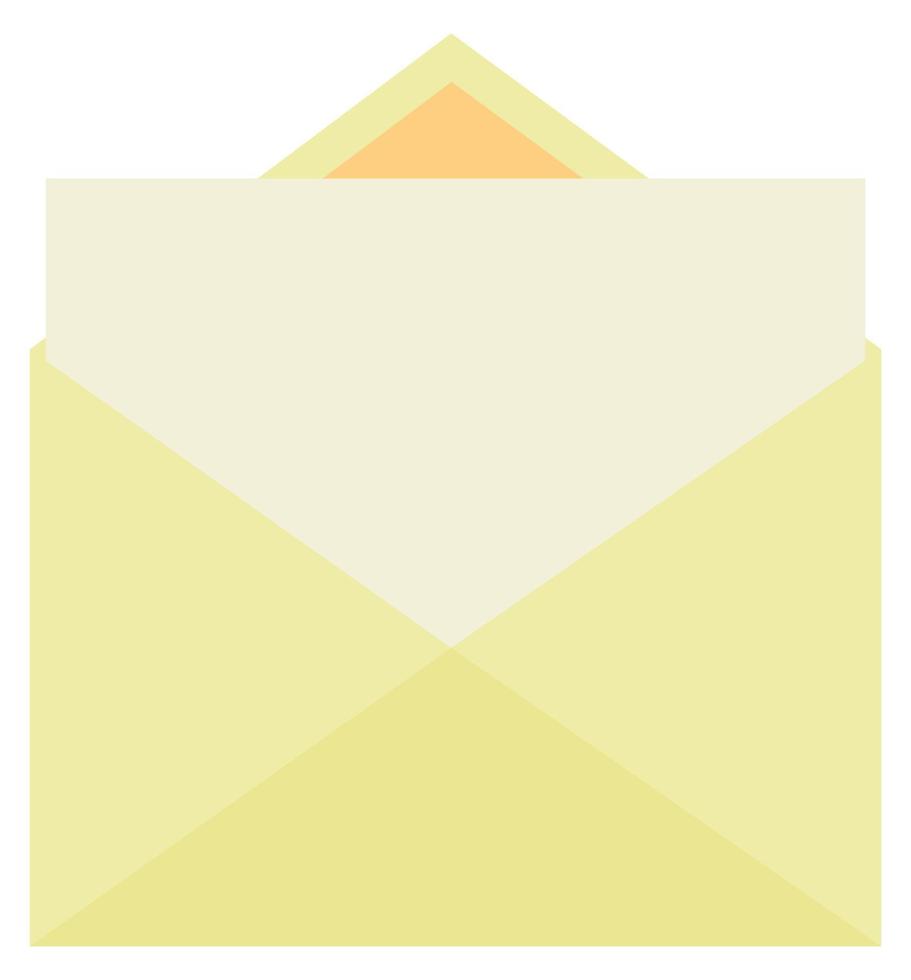 open envelopes. concept of analysis correspondence, spam and personal communication. isolated on white background. flat style modern design vector illustration