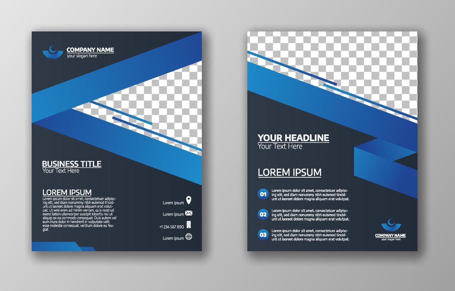 Set of Business Flyer Template vector