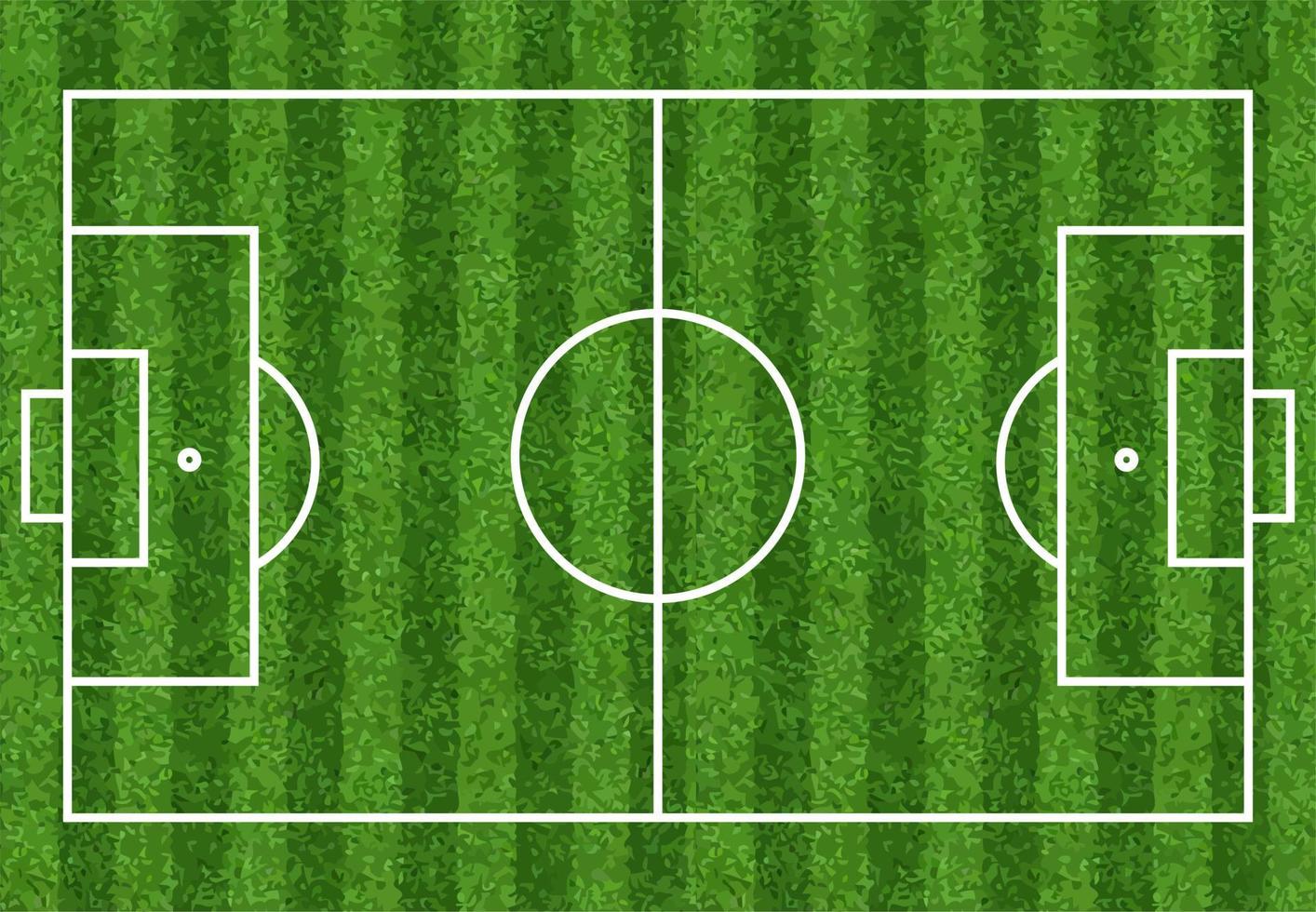 Football soccer field vector illustration. Coach table for tactic presentation for players. Sport strategy view. Flat soccer green field, football grass. Vector stadium. Soccer with line template.