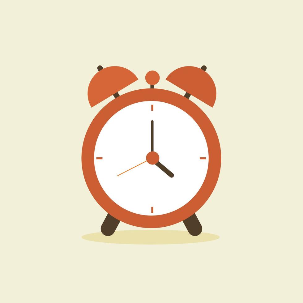 icono de despertador. estilo de dise o plano. icono simple sobre