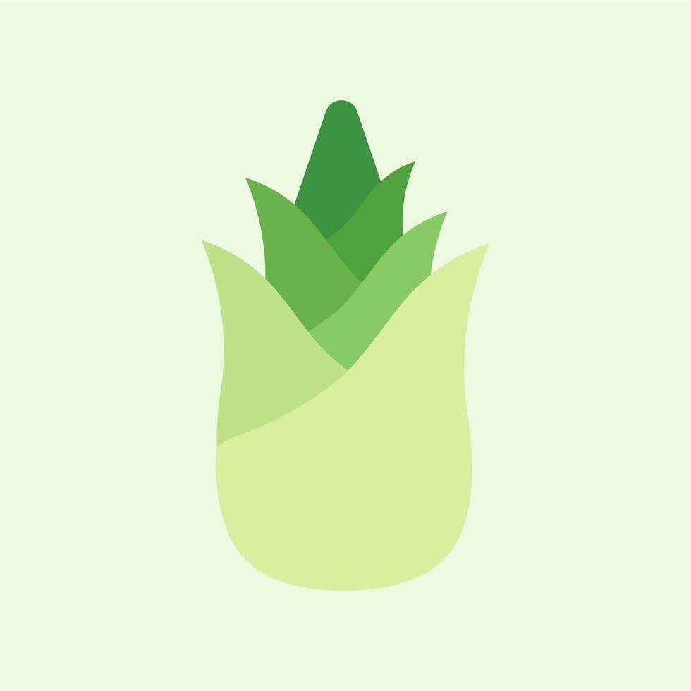 bamboo shoot flat design vector illustration