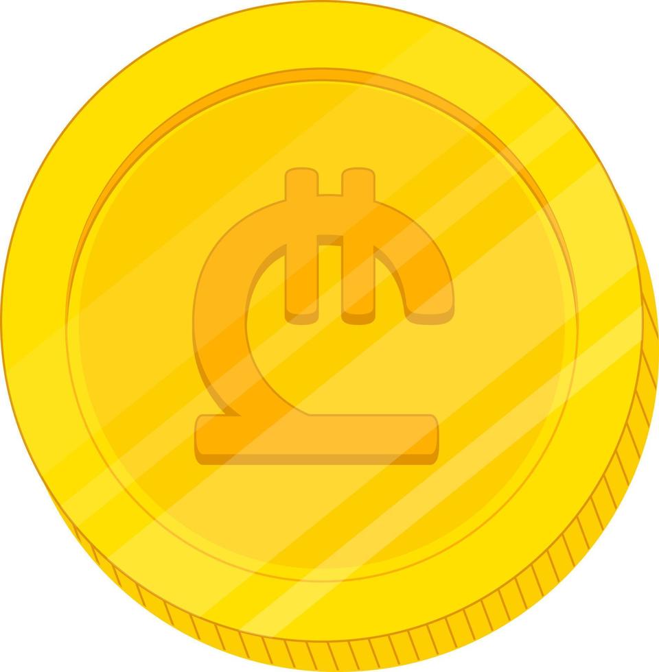 Georgian lari icon vector
