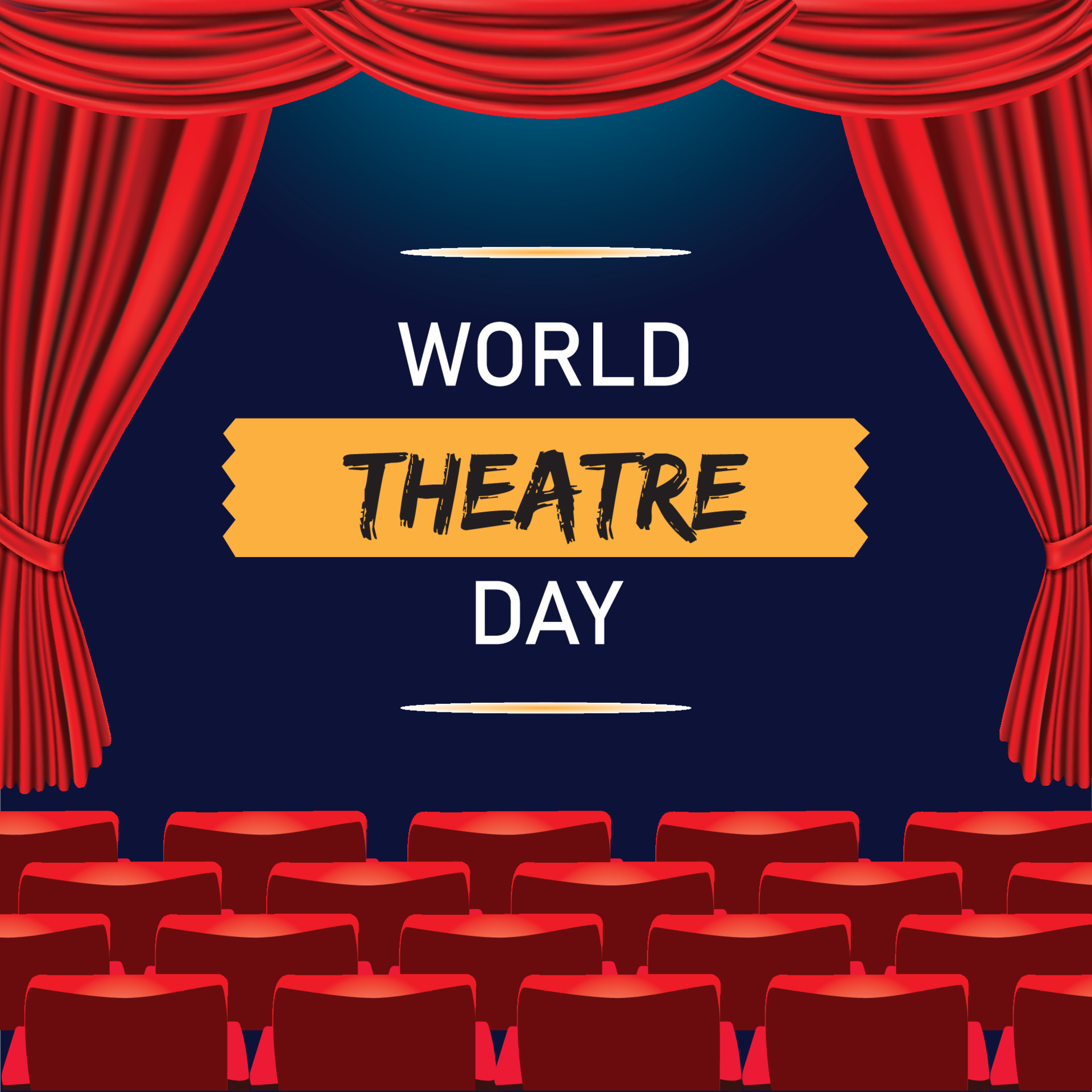 World Theatre Day 6798548 Vector Art at Vecteezy