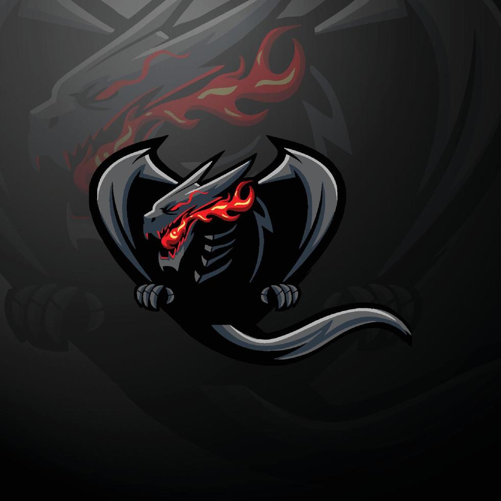gamer mascot logo design vector