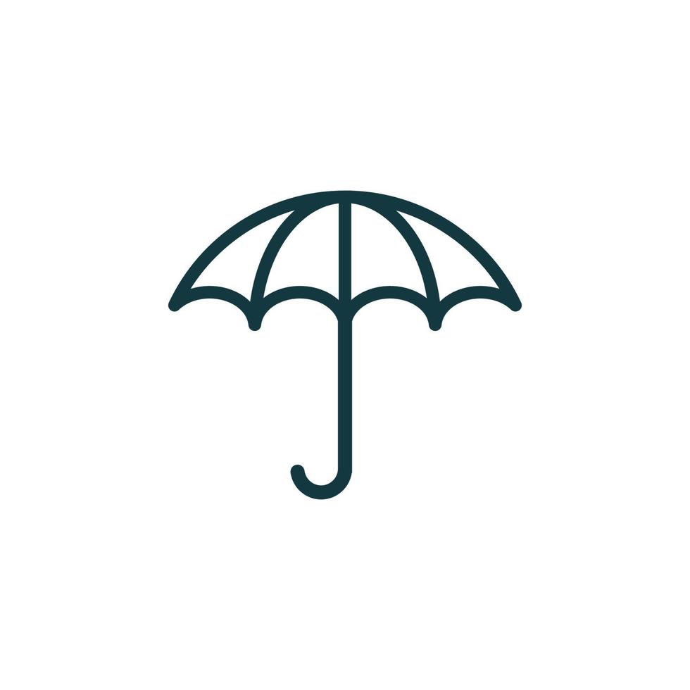 umbrella logo vector