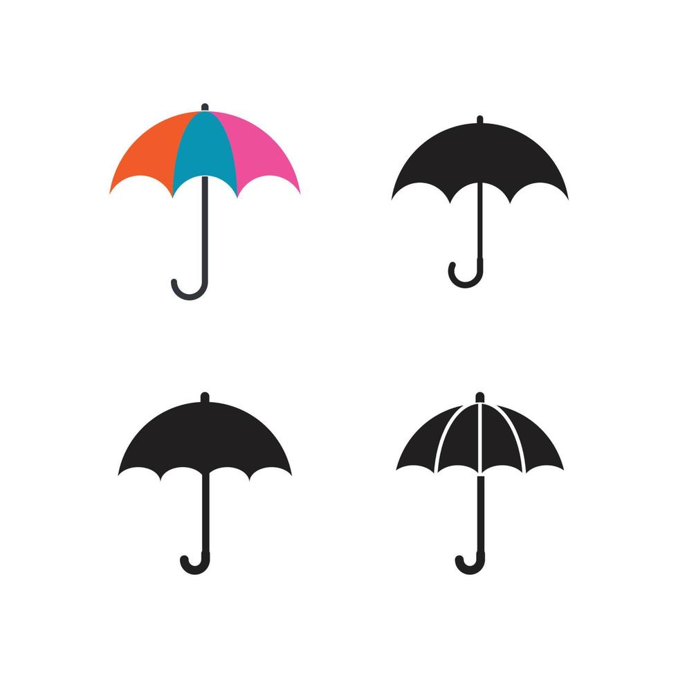 umbrella logo vector