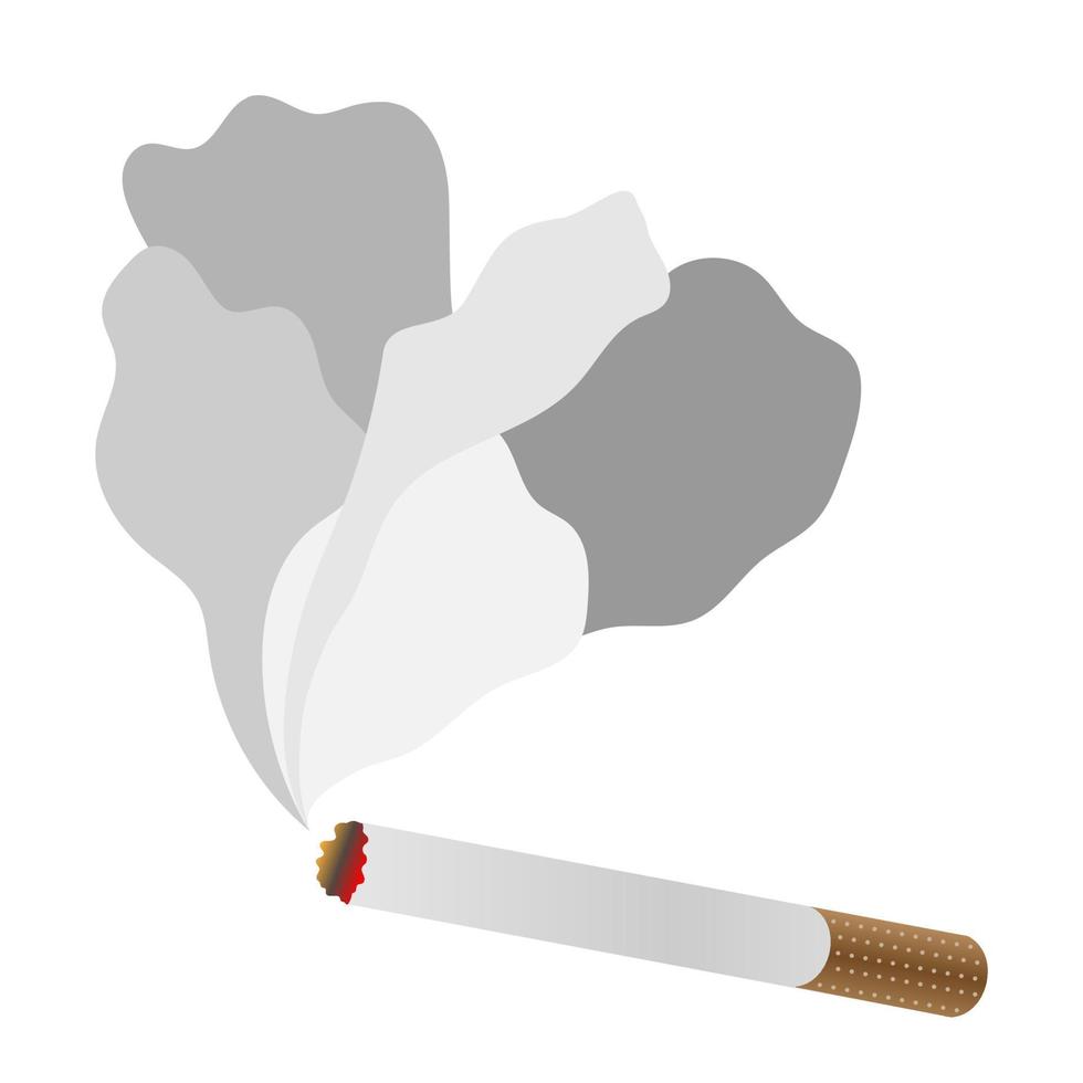 fumar cigarrillo vector