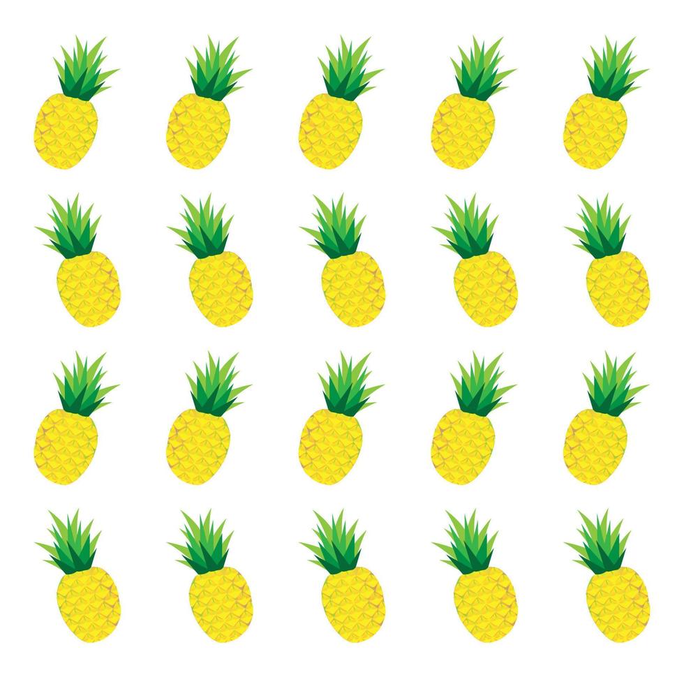 fondo de piña vectorial vector