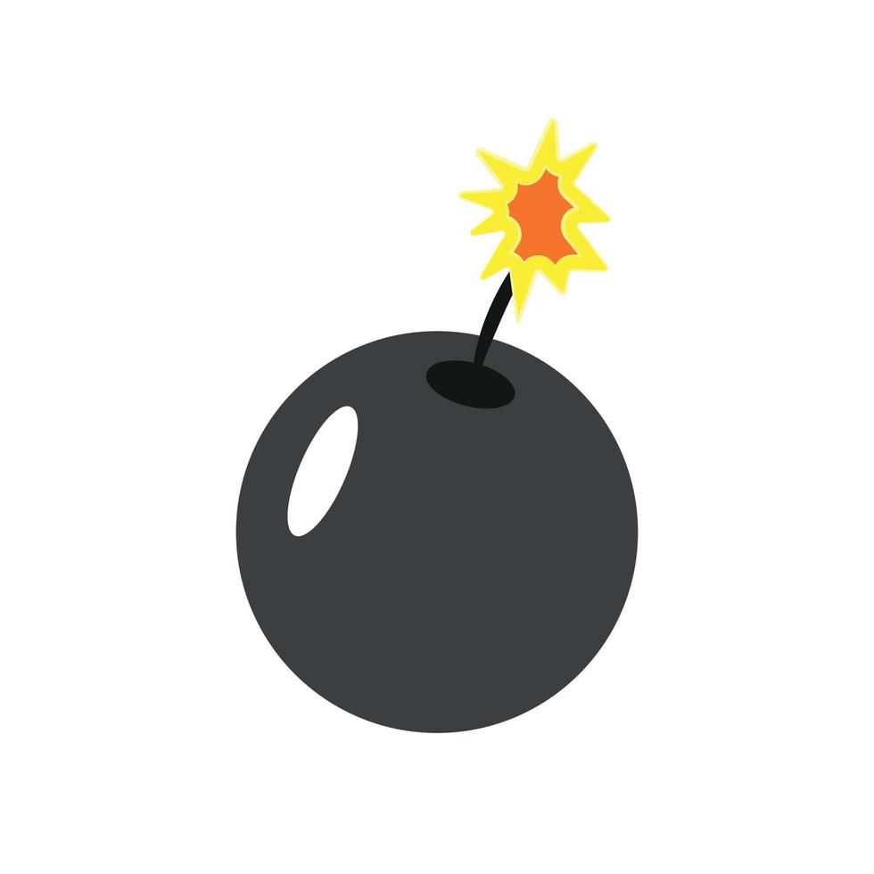 Cannonball Burning Charge Pirate War vector