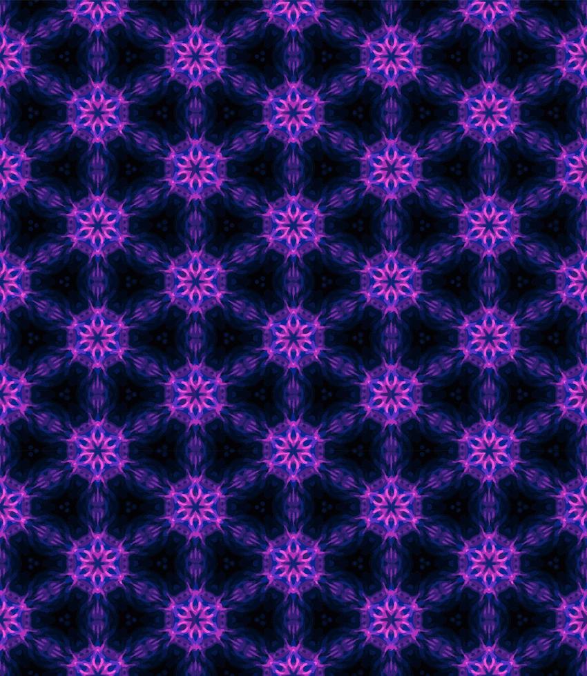 Purple, pink, blue and black color seamless pattern texture and template. Multicolored. Colorful ornamental graphic design. vector