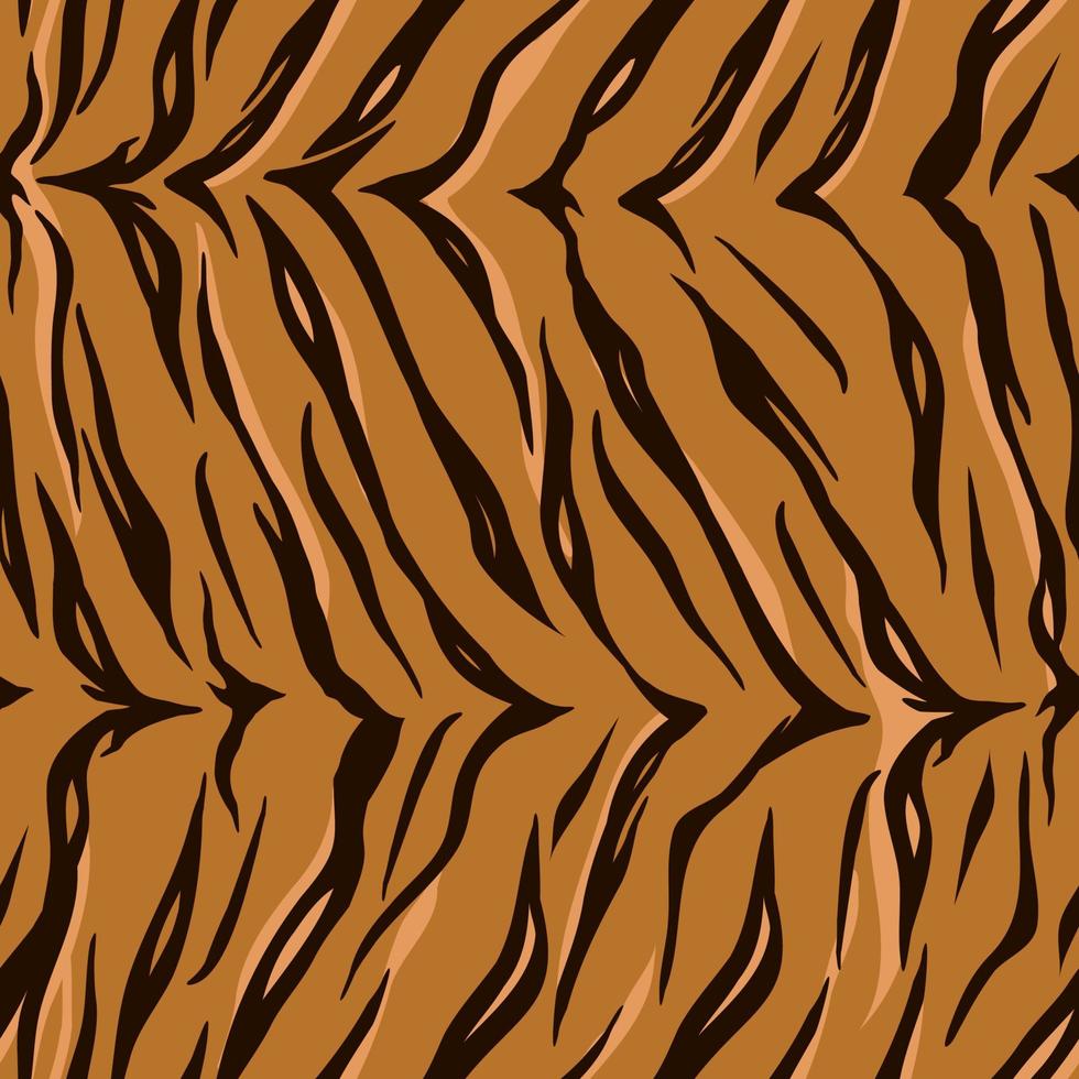 seamless pattern with wild cat skin print. flat vector illustration isolated on white background.