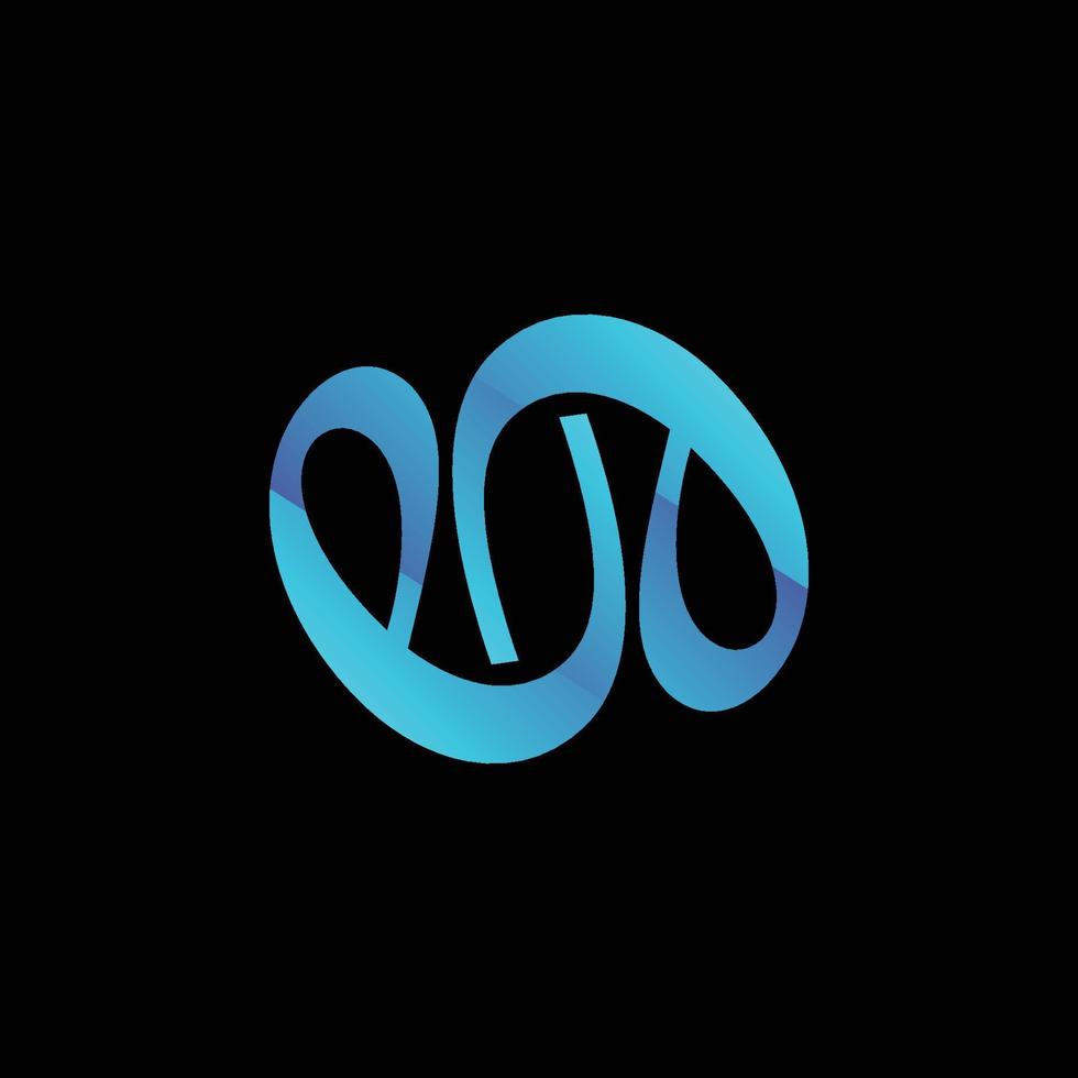 Creative colorful E letter logo design vector