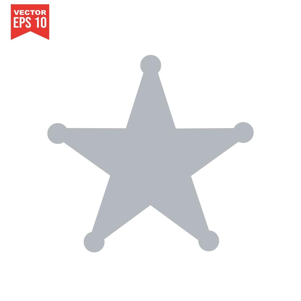 star icon vector on a white background