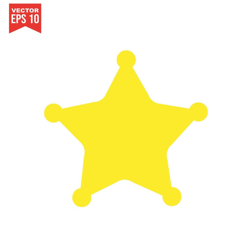 star icon vector on a white background