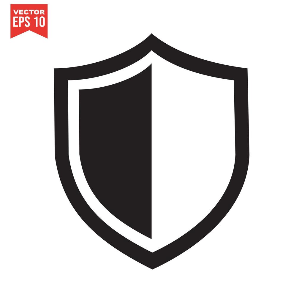 Shield Icon - Vector, Sign and Symbol for Design, Presentation, Website or Apps Elements. vector