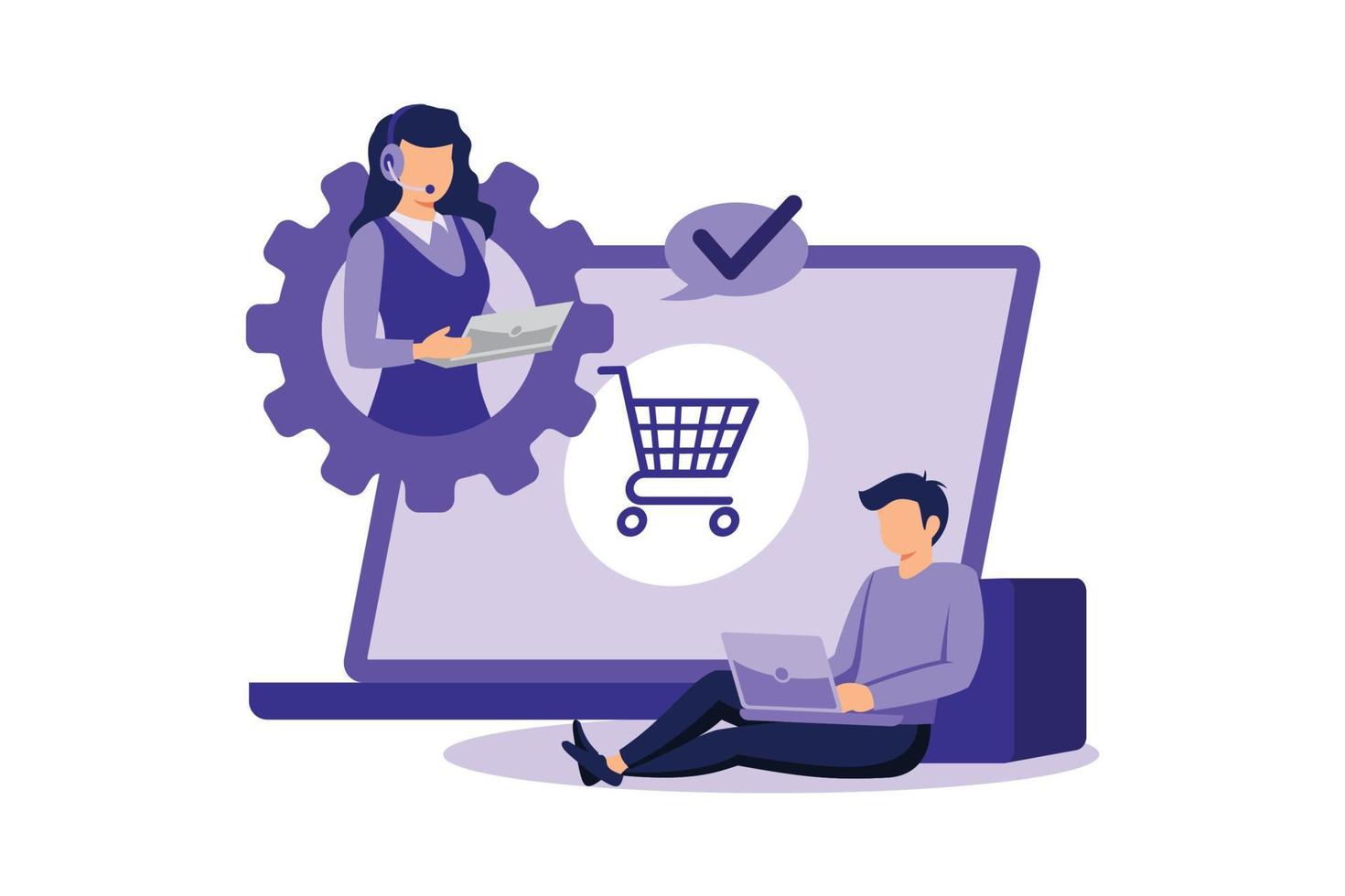 Acknowledgment received abstract concept vector illustration. Acknowledgment receipt letter, payment received, confirmation message, order status, correct delivery notification abstract metaphor.