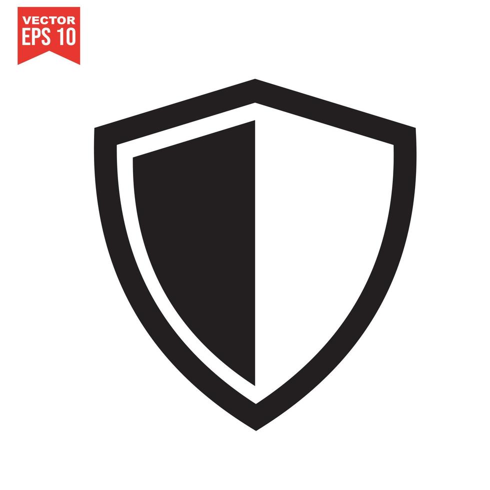 Shield Icon - Vector, Sign and Symbol for Design, Presentation, Website or Apps Elements. vector