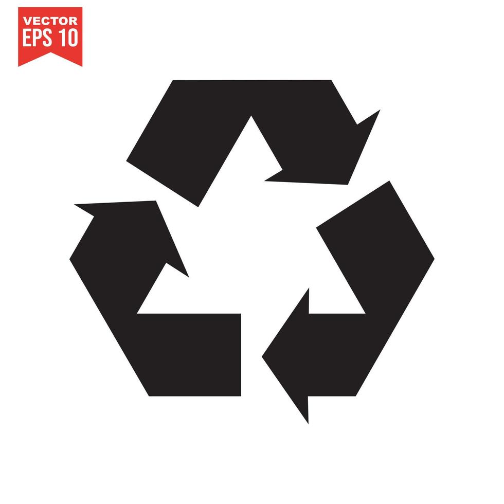 recycle icon set, vector eps10.