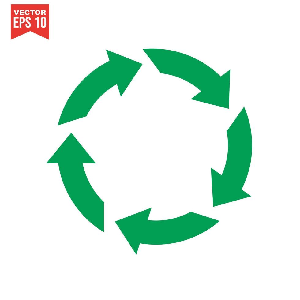 recycle icon set, vector eps10.