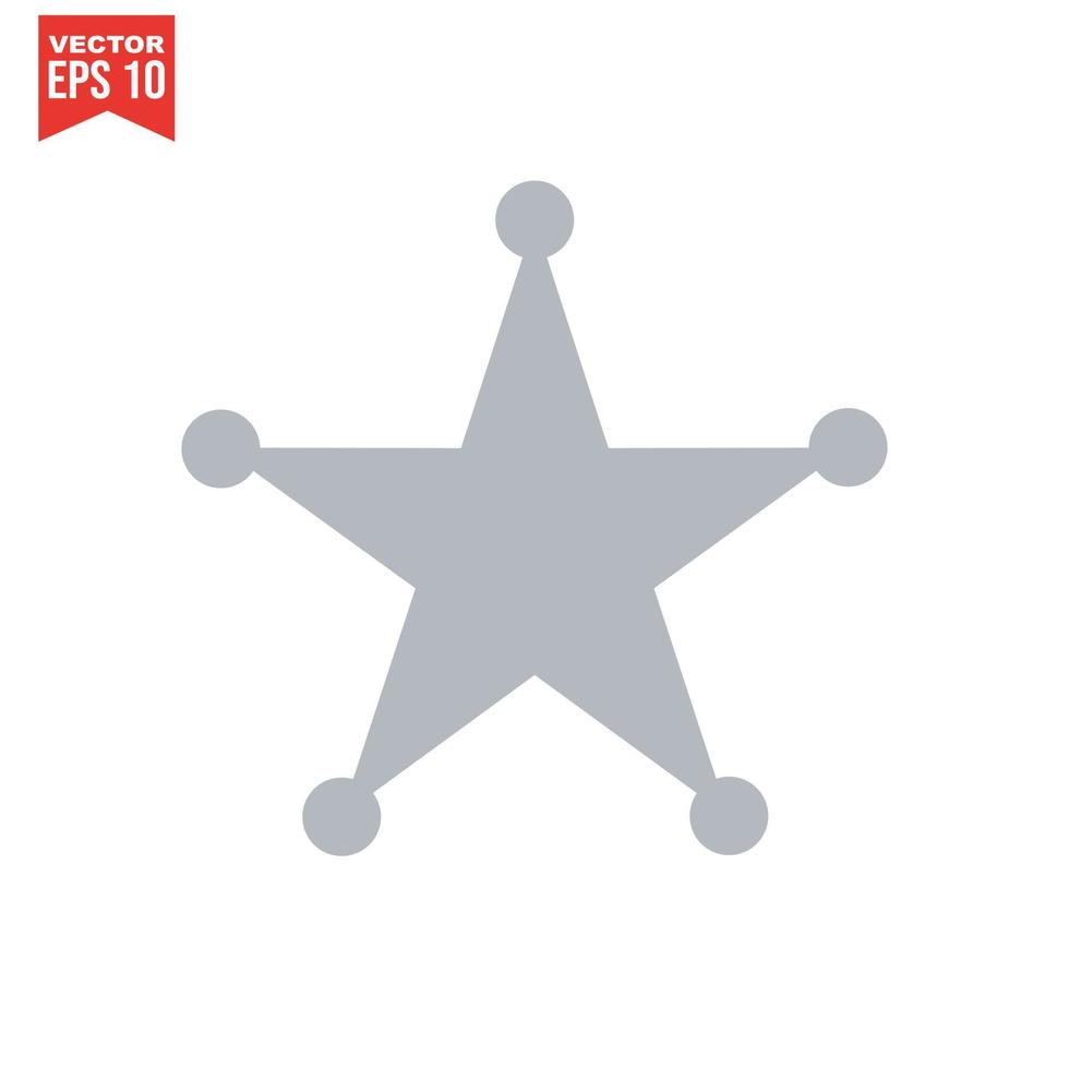 star icon vector on a white background