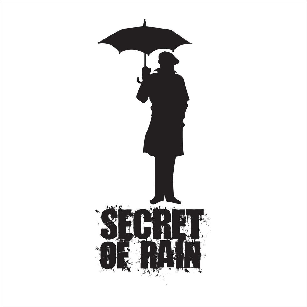 secret of rain exclusive logo vector