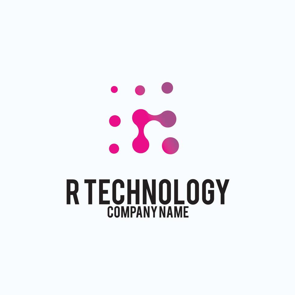 Technology - vector logo for corporate identity. Abstract chip sign. Network, internet tech concept illustration. Design element.