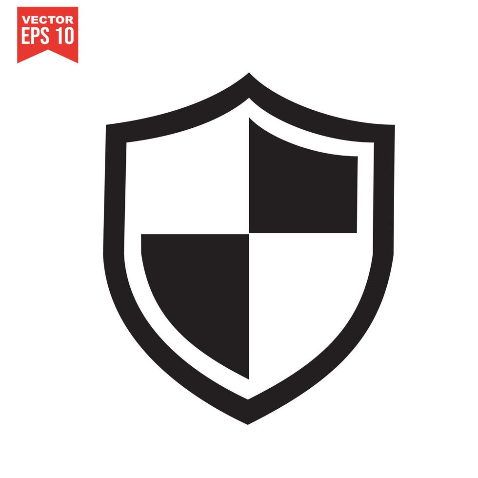 Shield Icon - Vector, Sign and Symbol for Design, Presentation, Website or Apps Elements. vector