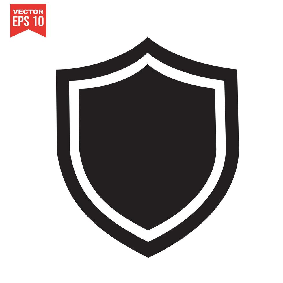 Shield Icon - Vector, Sign and Symbol for Design, Presentation, Website or Apps Elements. vector