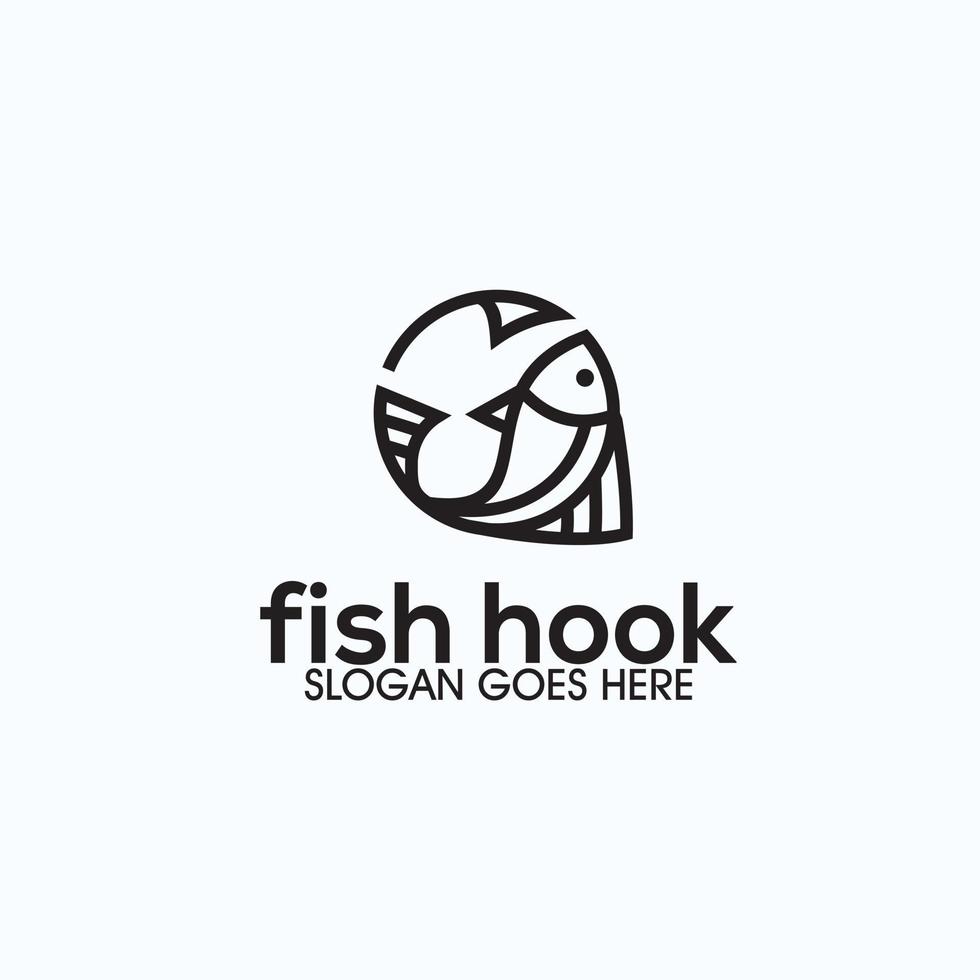 fish hook exclusive logo design inspiration 6800708 Vector Art at Vecteezy