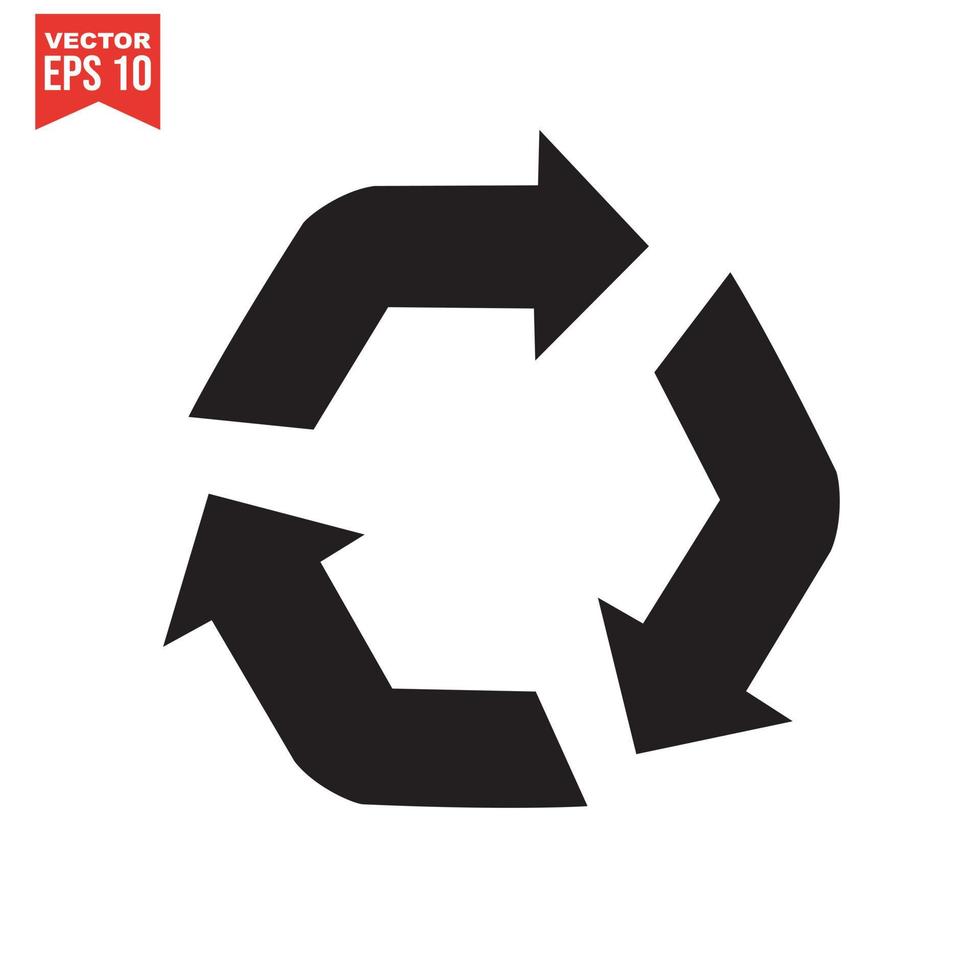 recycle icon set, vector eps10.