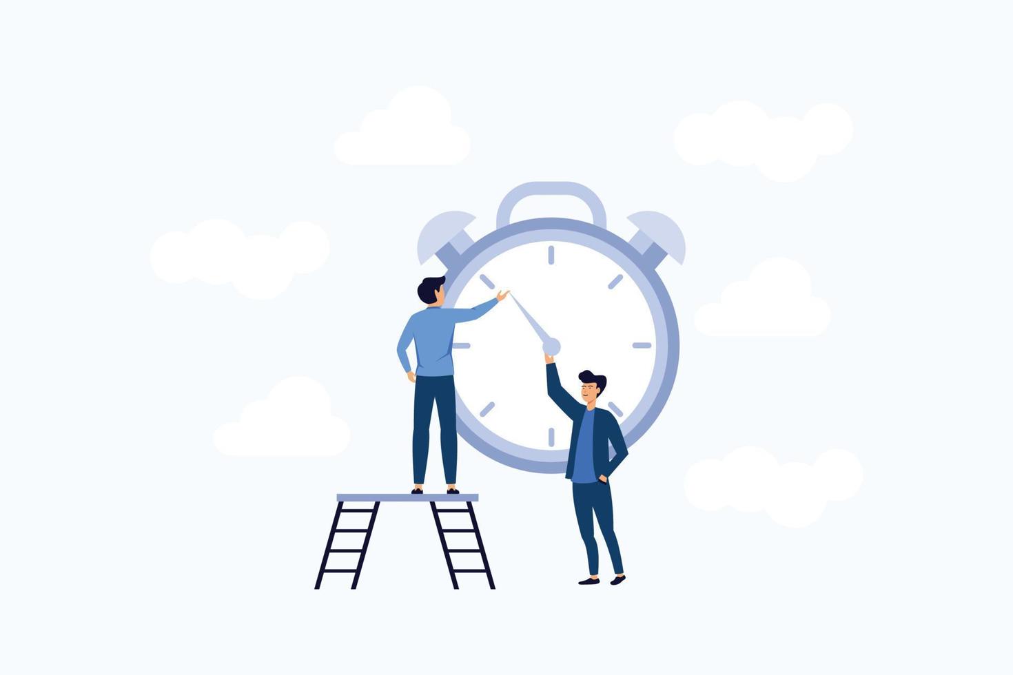 Vector illustration, stopwatch on white background, express services, time management concept, fast reaction
