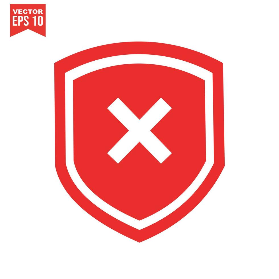 Shield Icon - Vector, Sign and Symbol for Design, Presentation, Website or Apps Elements. vector