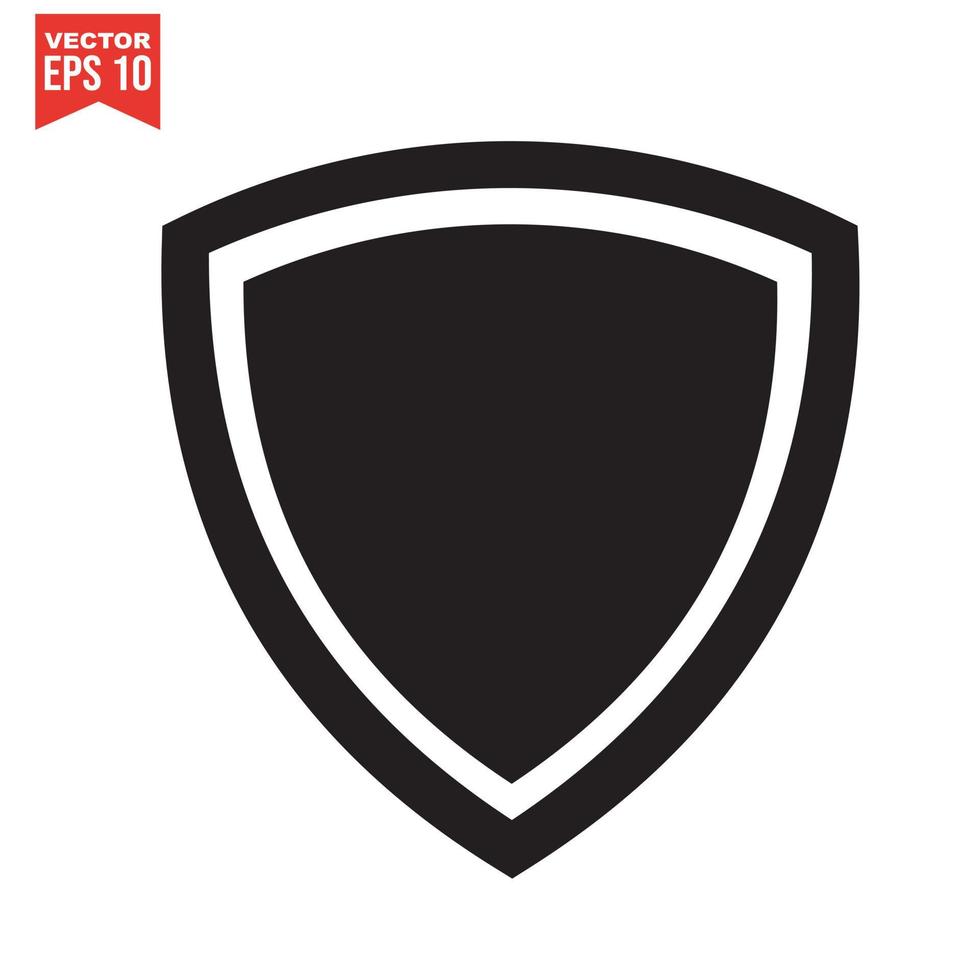 Shield Icon - Vector, Sign and Symbol for Design, Presentation, Website or Apps Elements. vector