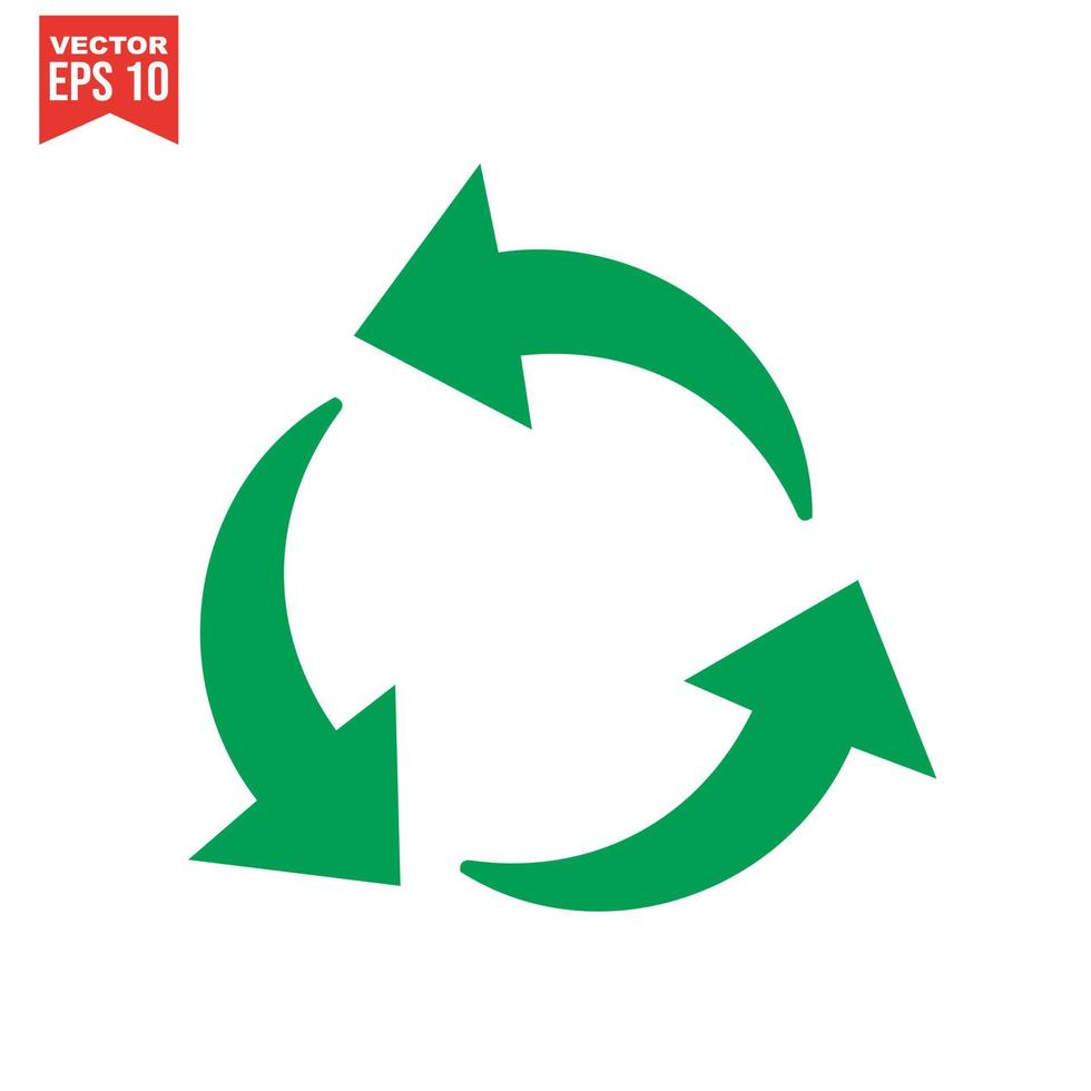 recycle icon set, vector eps10.