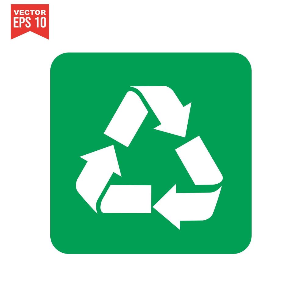 recycle icon set, vector eps10.