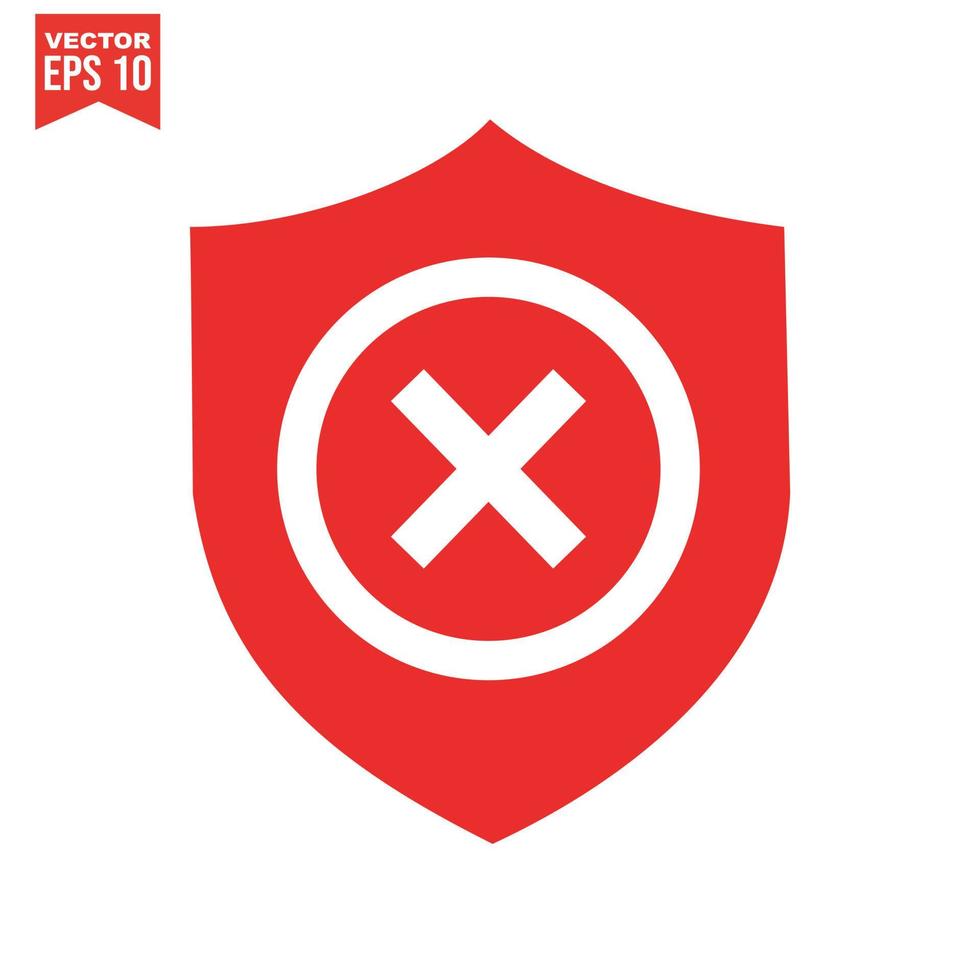 Shield Icon - Vector, Sign and Symbol for Design, Presentation, Website or Apps Elements. vector