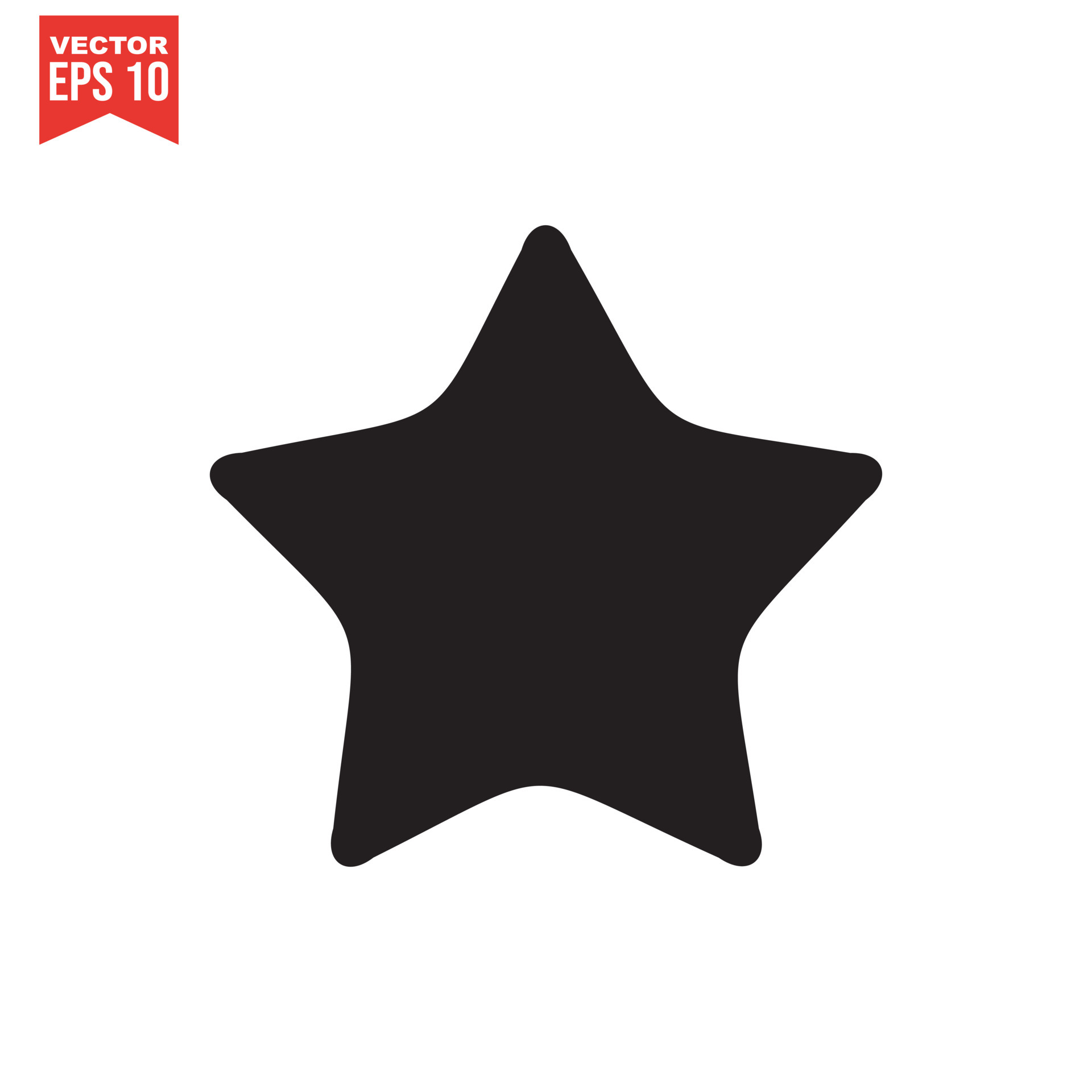 star icon vector on a white background 6801222 Vector Art at Vecteezy