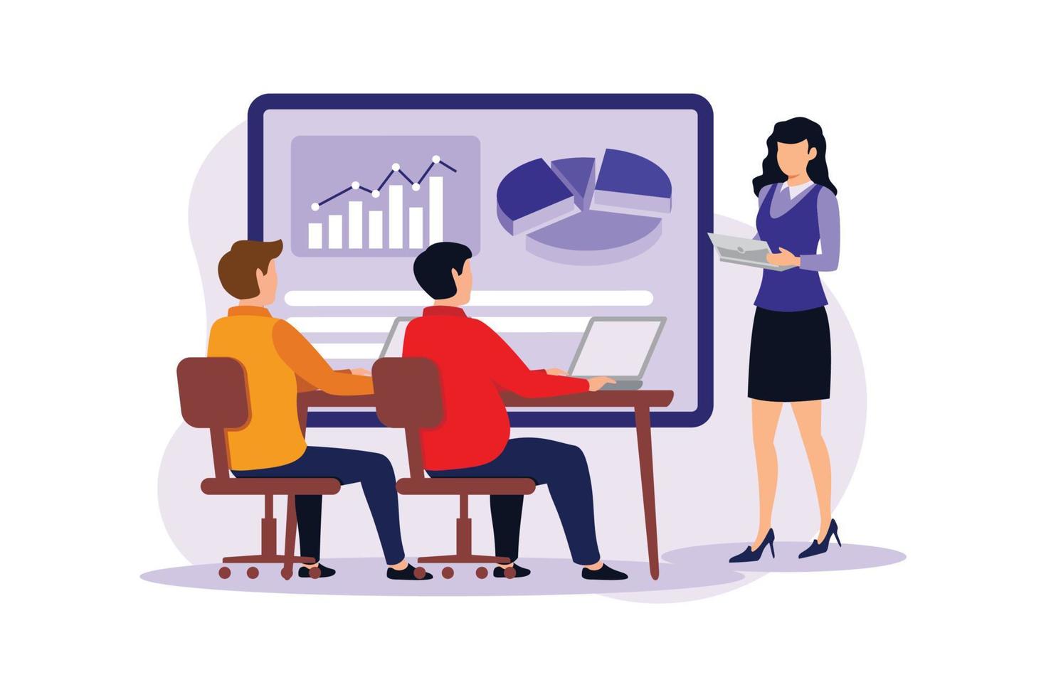 Workshop illustration exclusive design inspiration vector