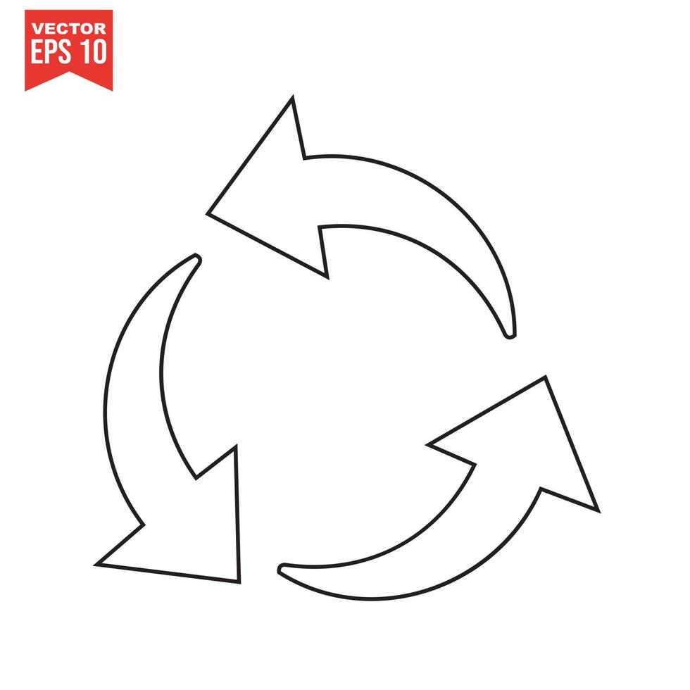 recycle icon set, vector eps10.