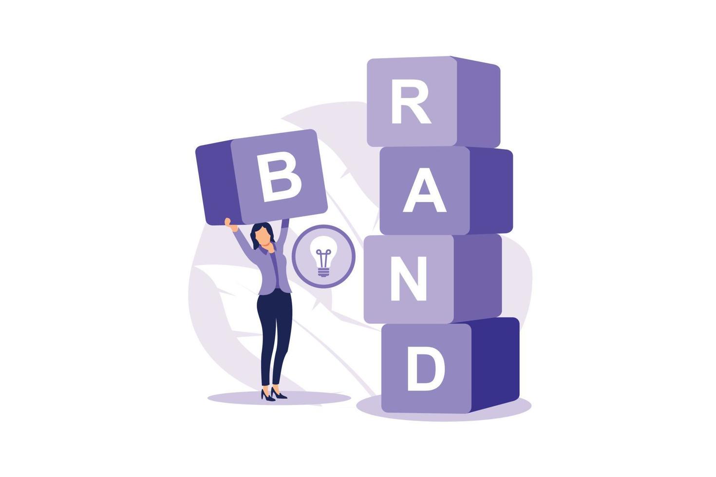 Brand Building illustration exclusive design inspiration vector