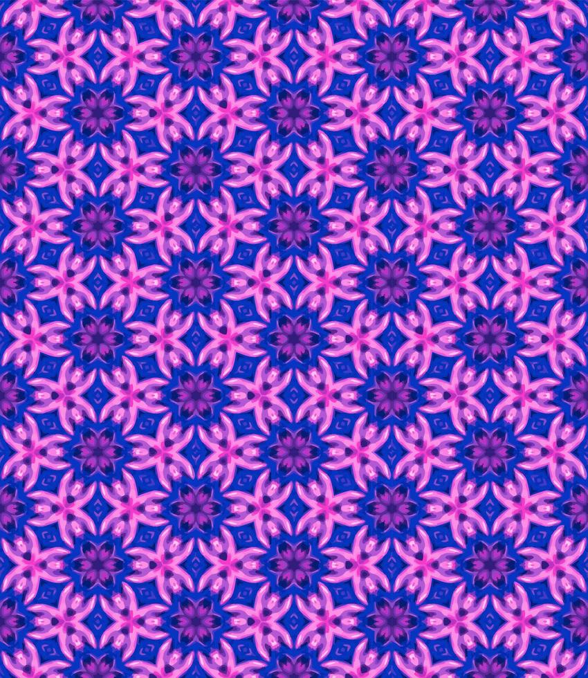 Purple, pink, blue and black color seamless pattern texture and template. Multicolored. Colorful ornamental graphic design. vector