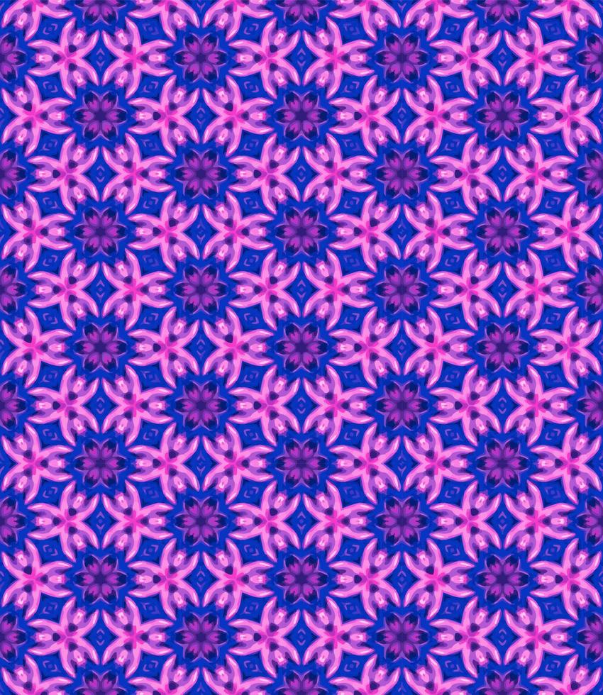 Purple, pink, blue and black color seamless pattern texture and template. Multicolored. Colorful ornamental graphic design. vector